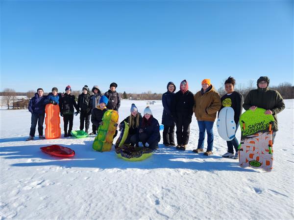 1st period CDE sledding